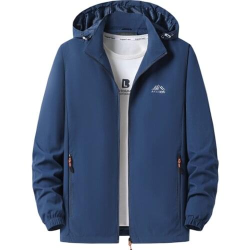 富依酷 Hooded Jackets For Men