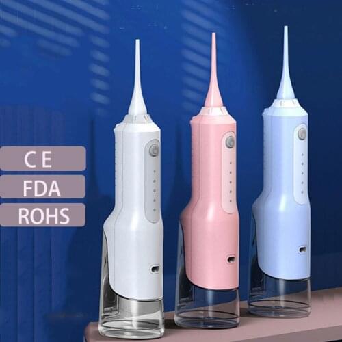 Oral Irrigator Teeth Care With Travel Bag Water Flosser Portable USB Rechargeable 4 Nozzles Dental Water Jet170ml TankWaterproof