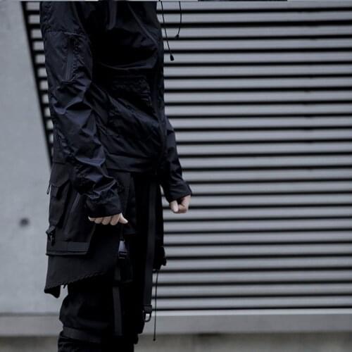 PUPILTRAVEL Techwear FOG-S00 Convertible Multipurpose Apron Slide Bag Hip Hop Style Punk Fashion