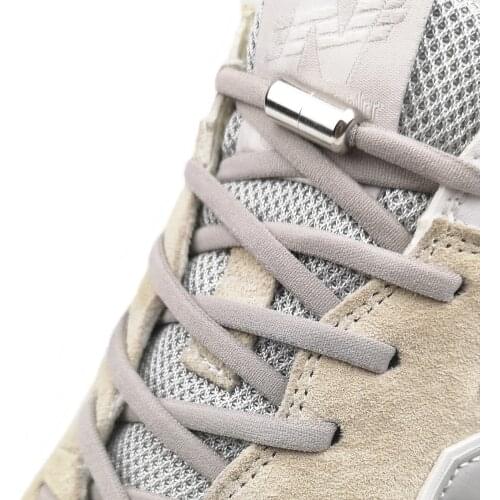 1Pair No tie Shoelaces Round Elastic Shoe Laces For Kids and Adult Sneakers Shoelace Quick Shoelaces Semicircle Shoestrings