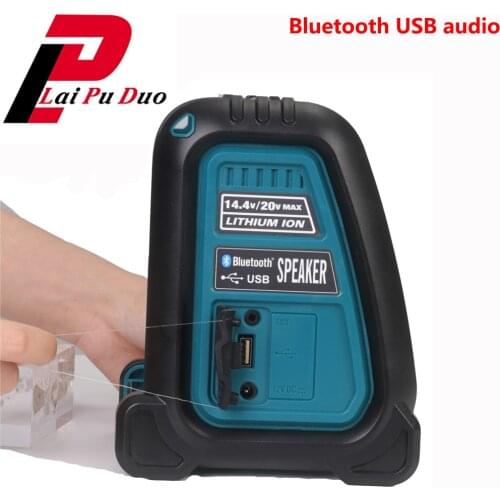14.4v/18v Li-ion battery for Makita for dewalt for bosch for Milwaukee Bluetooth USB audio
