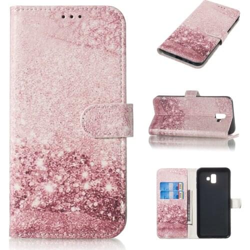 Matte Leather Rotate Multi-card Slot Wallet Flip Case For Samsung Galaxy J4 J6 Plus Note 8 9 With Photo Frame