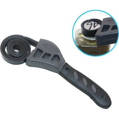 1Pcs 50cm Multi-functional Rubber Belt Wrench Adjustable Bottle Opener Rubber Strap Auto Oil Filter Repair Spanner Hand Tools