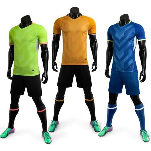 Men Boys Soccer Jersey Shorts Sets , Youth Futbol Kit Uniforms Clothing , Male Female survetement Football Jersey kits M8628