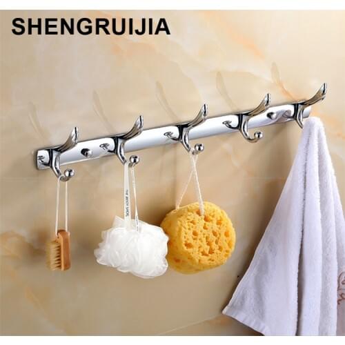 Newly Creative phoenix tail stainless steel thicken bathroom hook chrome plated door wall hangers for clothes,bedroom bath hook