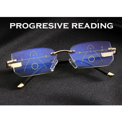 Claravida Real New Hmc 2019 Designer Progressive Reading Glasses See Far And Near For Men For Women +1 +1.5 +2 +2.5 +3 +3.5 +4