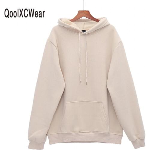 QoolXCWear New Fashion Men hoodies Sweatshirt Men Hooded coffee/khaki/black/green Mens Hoodies And Sweatshirts Casual -Clothing