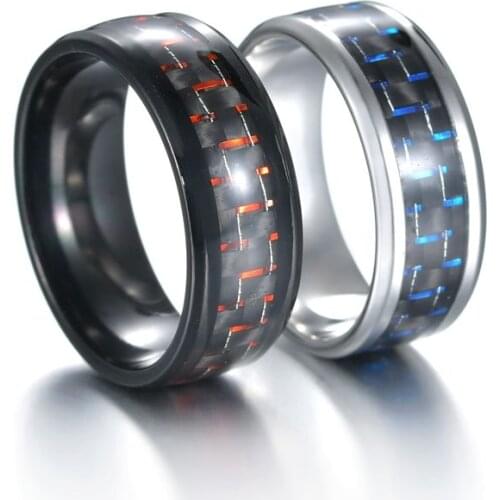Luminous Rings For Men Women 2 Color Sky Blue And Red Glow in the Dark Unisex Alloy Wedding Party Personality Jewelry