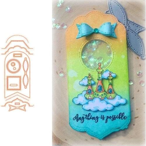 Shaker Tag Label Metal Cutting Dies Stencils for DIY Scrapbooking Album Stamp Paper Card Embossing New 2019 Die Cut