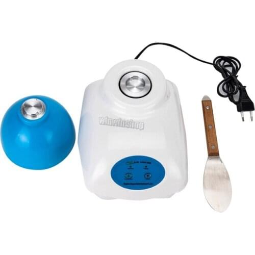 1Set High Quality Dental Impression Alginate Mixer Material Mixing with Foot Pedal Control Bowl