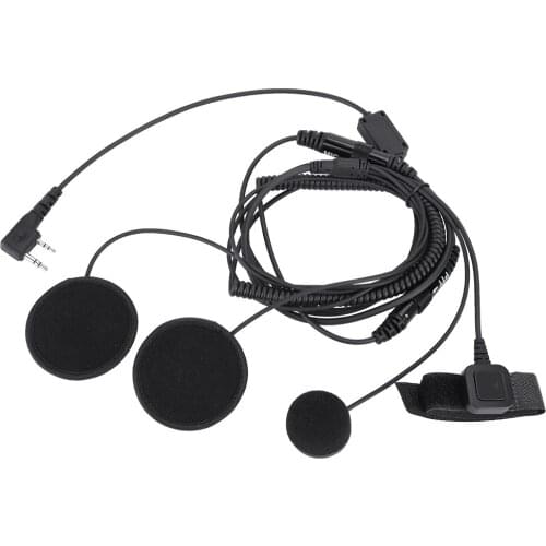 SOONHUA Headset Full Face Motorcycle Helmet Headsets PTT For For Kenwood TH-F6/F6A/D7/D7A/D7AG/D7E/F7/F7E/G71