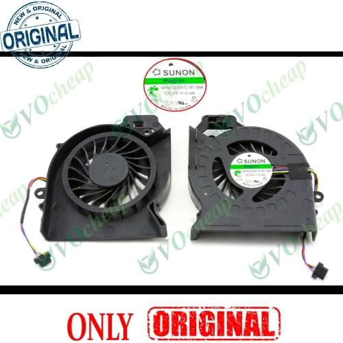 Sunon New original cpu cooling fan for HP DV6 DV6-6000 DV6-6050 DV6-6090 DV6-6100 DV7-6000 laptop cooler MF60120V1-C181-S9A