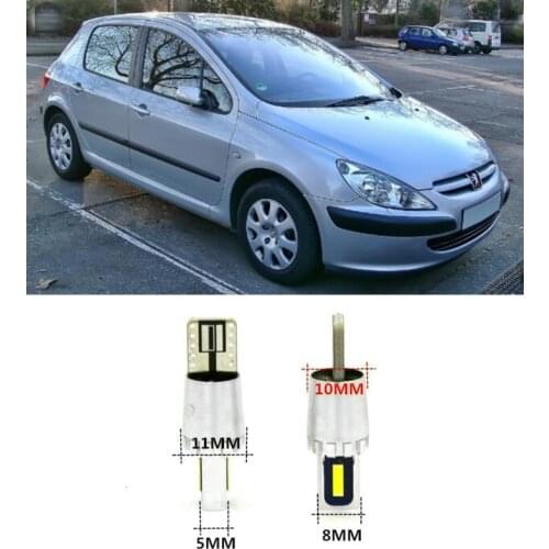Canbus Led Parking Light Lamp Bulb For Peugeot 307 206 308 407 207 2008 3008 508 406 301 BOXER BIPPER 405 306 309 4007 008 405