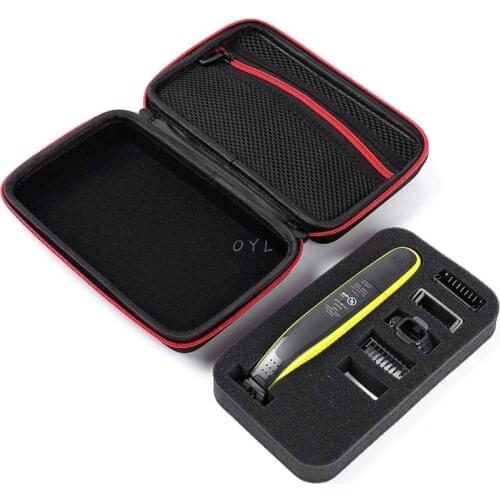 Hard Case Trimmer Shaver Pouch Travel Organizer Carrying Bag for Philips Norelco One Blade QP2520/90 QP2520/70 QP2630/70