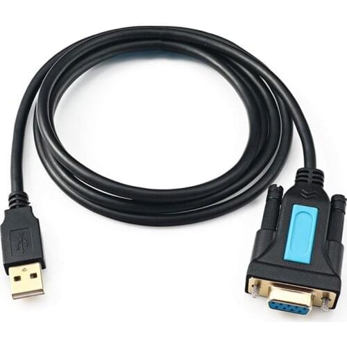 USB to RS232 Adapter with PL2303 Chip USB2.0 Male to RS232 Female Cable for Mac OS for Linux/Windows XP/Vista/7/8/10, 2M