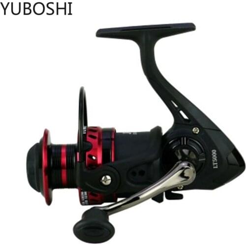 YUBOSHI Fishing Reel 2000-7000 Series Metal Rocker Metal Spool Spinning Fishing Reel 5.2:1/4.7:1 Gear Ratio Fishing Reel