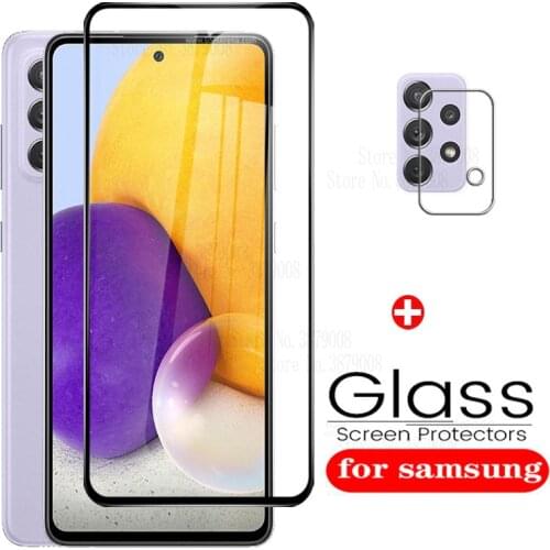 Tempered Glass For Samsung Galaxy A72 Screen Protector Lens Film For Samsung A 72 72a Protective Glass orignal protection films