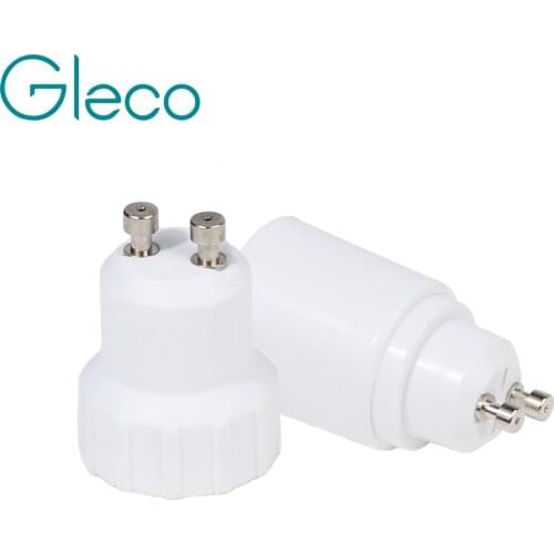 1PCS GU10 to E14 E27 Lamp Holder Screw Light Bulb Converter Socket Adapter GU10 Lamp Base For LED Corn Bulb Spotlight