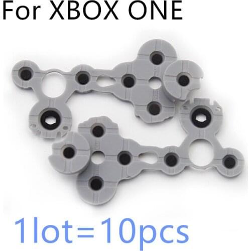 10PCS Conductive Rubber For Xbox One Handle Silicon Conductive Button Replacement Pads for Xbox One S Repair Parts