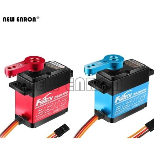 180 Degree Waterproof 25KG/35kg Large Torque W/25T Arm Full Metal Gear Digital Alloy Middle Shell RC Servo For 1/8 1/10 RC Car