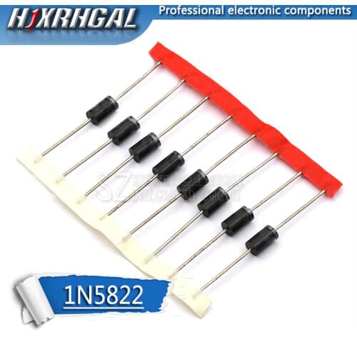 20PCS 1N5822 DO-27 IN5822 Schottky Diode 3A 40V DIP Wholesale Electronic hjxrhgal