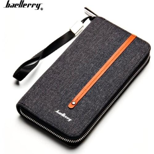 2018 Brand Canvas Wallets Top Quality Mens Wallet Card Holder Multi Pockets Credit Cards Purse Male Simple Design phone Purse