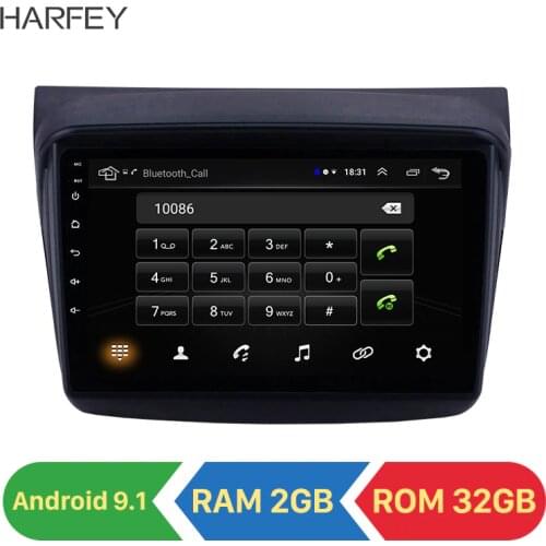 9inch Car Multimedia player Android 9.1 ram 2g car GPS Radio for MITSUBISHI PAJERO Sport/L200/2006+Triton/2008+ PAJERO 2010 2din