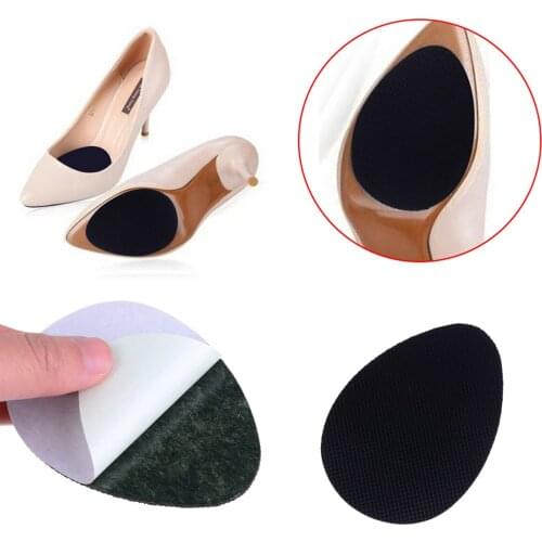 Anti-Slip Self-Adhesive Shoes Cushion High Heel Insoles Protector Rubber Shoe Pads Inserts Forefoot Women High Heels Sticker