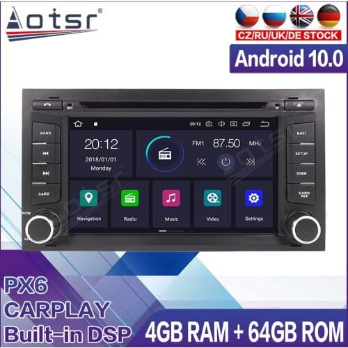 64G Android Radio Tape Recorder Car Multimedia Player Stereo For Seat Leon MK3 2012 2013 2014 2015 2016-2018 Head Unit GPS Navi