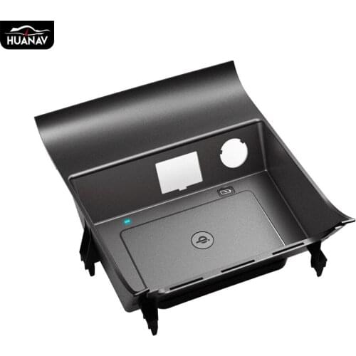 QI car Wireless Charger For Ford Mondeo 2017-2018 Intelligent Infrared Fast special Wireless Charging Car Phone Holder in iphone