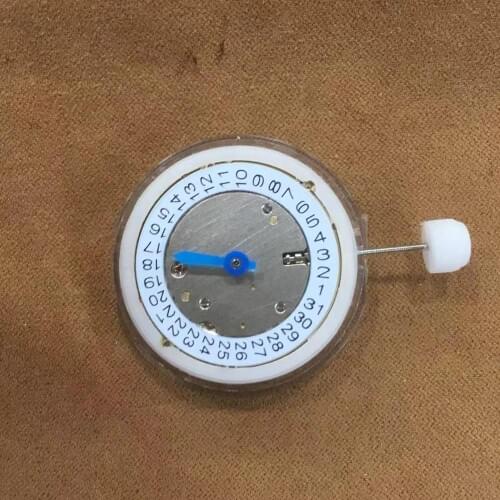 Watch movement accessories Shanghai ST10 movement three pin single calendar white movement