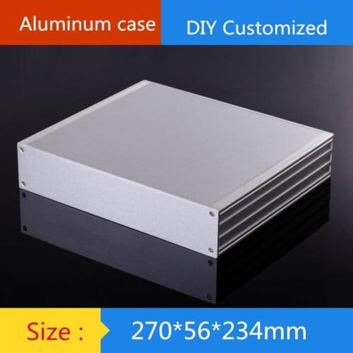 Case 270*56*234 mm Mini aluminum amplifier chassis/ Mainframe computer / Instrumentation chassis /AMP Enclosure / case / DIY box