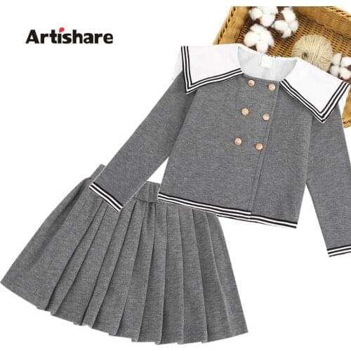 Kids Clothes Sweatshirt + Skirt Girls Clothing 2021 New Girl Clothing Spring Autumn Tracksuit Kids