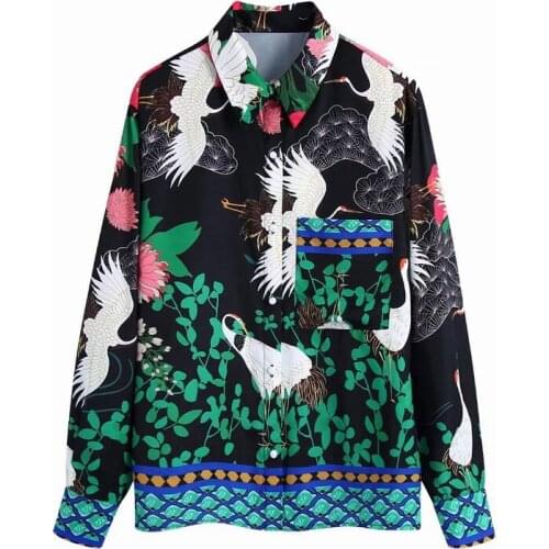 Блузки с принтом GIOIO China At AliExpress