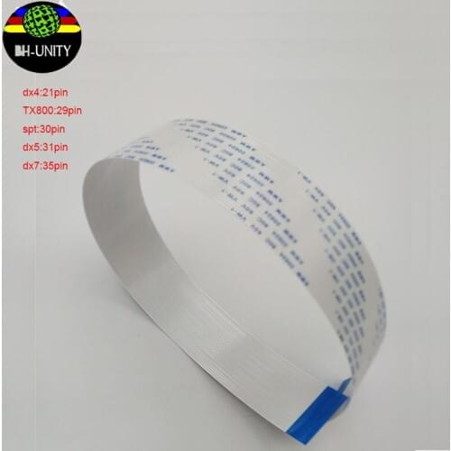 10pcs/lot dx5 printhead cable 31pin for leopard xenon allwin human solvent inkjet printer spare part