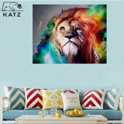 Colorful Tiger Diamond Mosaic Art Gift Diy Animal Diamond Painting Photography Embroidery Crossing Cross Stitch Home Decoration