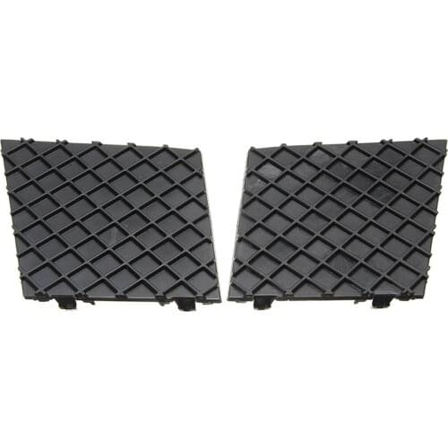 Left+Right Car Front Bumper Lower Mesh Grill Plate Trim Cover For BMW E60 E61 M Sport 51117897186 51117897184 Bumper Cover