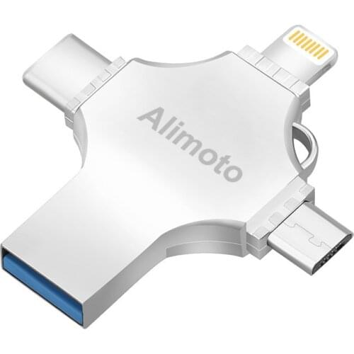 Mobile Phone USB Flash Drive USB 2.0 For Andriod And iOS Systems 3 in 1