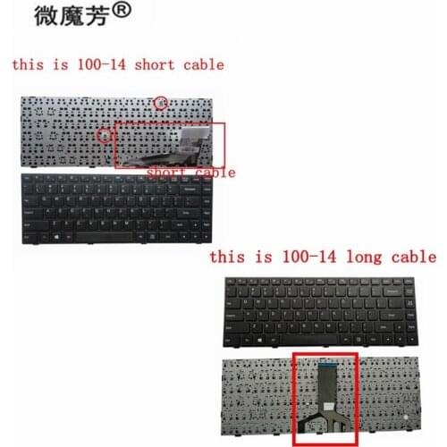 NEW US Laptop Keyboard for Lenovo 100-14 100-14IBY 100-14IBD