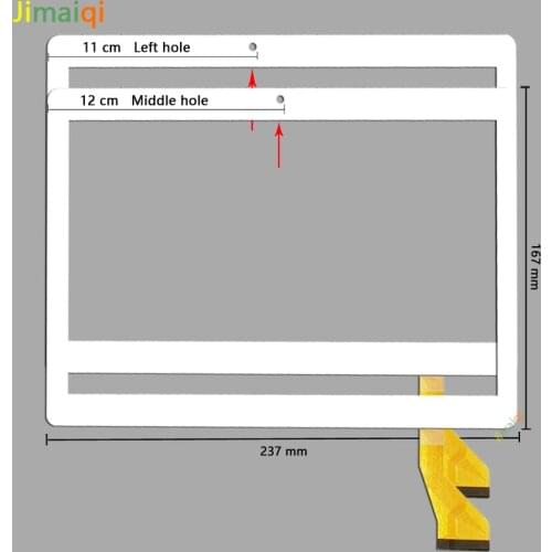 New For 10.1'' inch MJK-0887 FPC tablet External capacitive Touch screen Digitizer panel Sensor replacement Phablet Multitouch