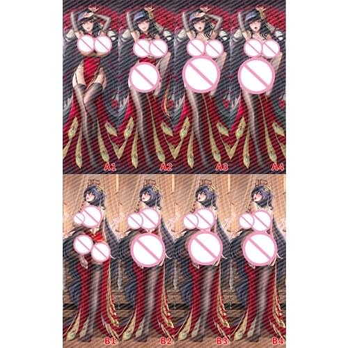 Original Bilan Hangxian Sexy Taiho cheongsam Cosplay Anime Dakimakura Hugging Body Pillow Case Japanese Anime Pillow Cover