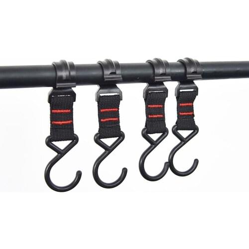 Outdoor 4Pcs Cookware Hanging Rack Hook Triangular Pot Pan Lamp Holder Hook for Picnic