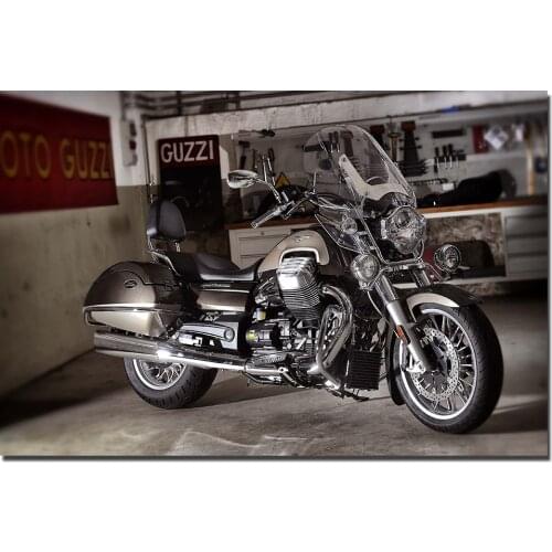 Moto Guzzi California 1400 Motorcycle Poster Canvas Painting Decoration Wall Art Picture for Living Room