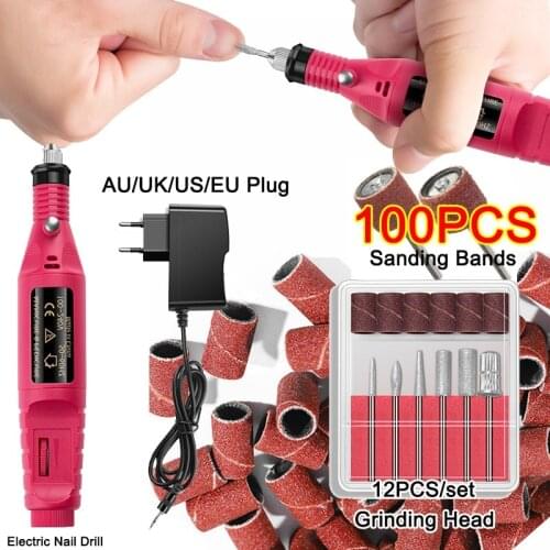 Professional Electric Nail Drill Machine Manicure Machine Pedicure Drill Set Nail File Nail Drill Gel Polish Equipment Tools