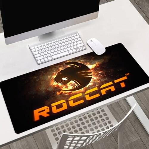 Roccat Mouse Pad Gamer Pad Extended Gaming Mousepad XXL Computer Mat Keyboard Playing Mats Rubber Carpet Desk Pad Mat 900x400