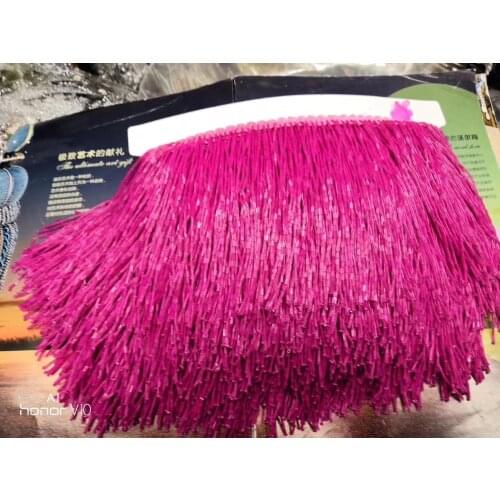 Handmade 15cm wide beaded fringe trimming,5yard, about 270 beads threads/yard