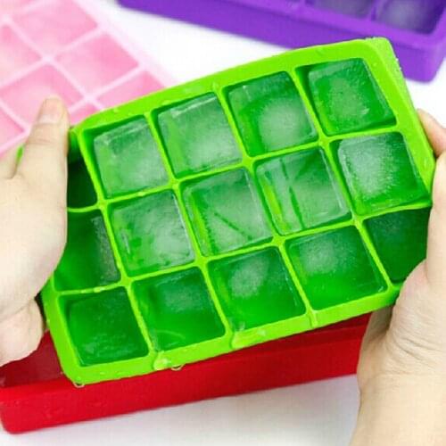 DIY Creative Big Ice Cube Mold Square Shape Silicone Ice Tray Ice Cream Mold for Wine Bar Drinking Dropship