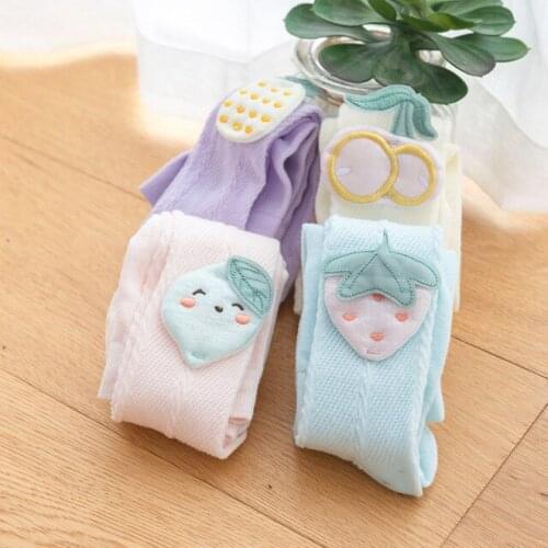 Spring summer new children Pantyhose cute cartoon fruit mesh tights for kids girls hollow ultra-thin casual fashion baby tights