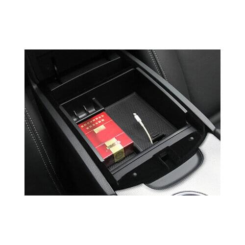 Interior Console Armrest Storage Box Organizer Holder For Infiniti Q50 2013-2018