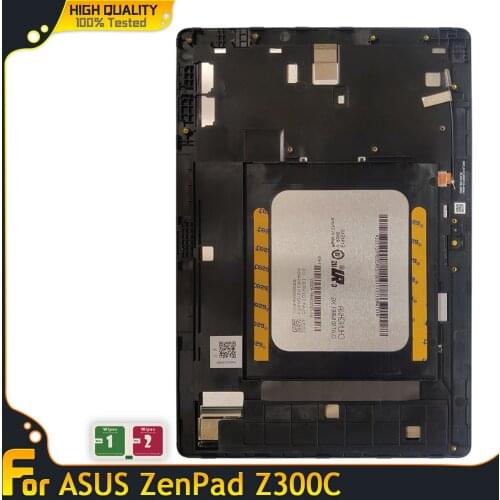 10.1'' LCD For ASUS ZenPad Z300C Z300M LCD Display Touch Screen Digitizer Sensor Assembly Replacement For ZenPad Z300C/M + Frame